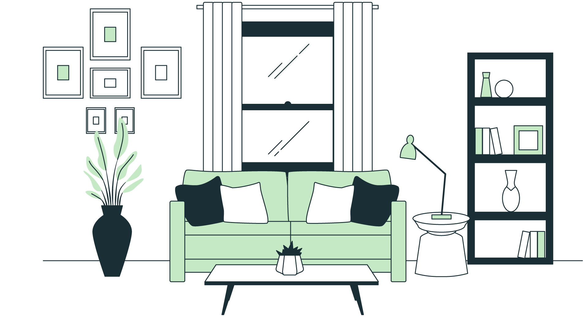 Ilustración Habitaciones