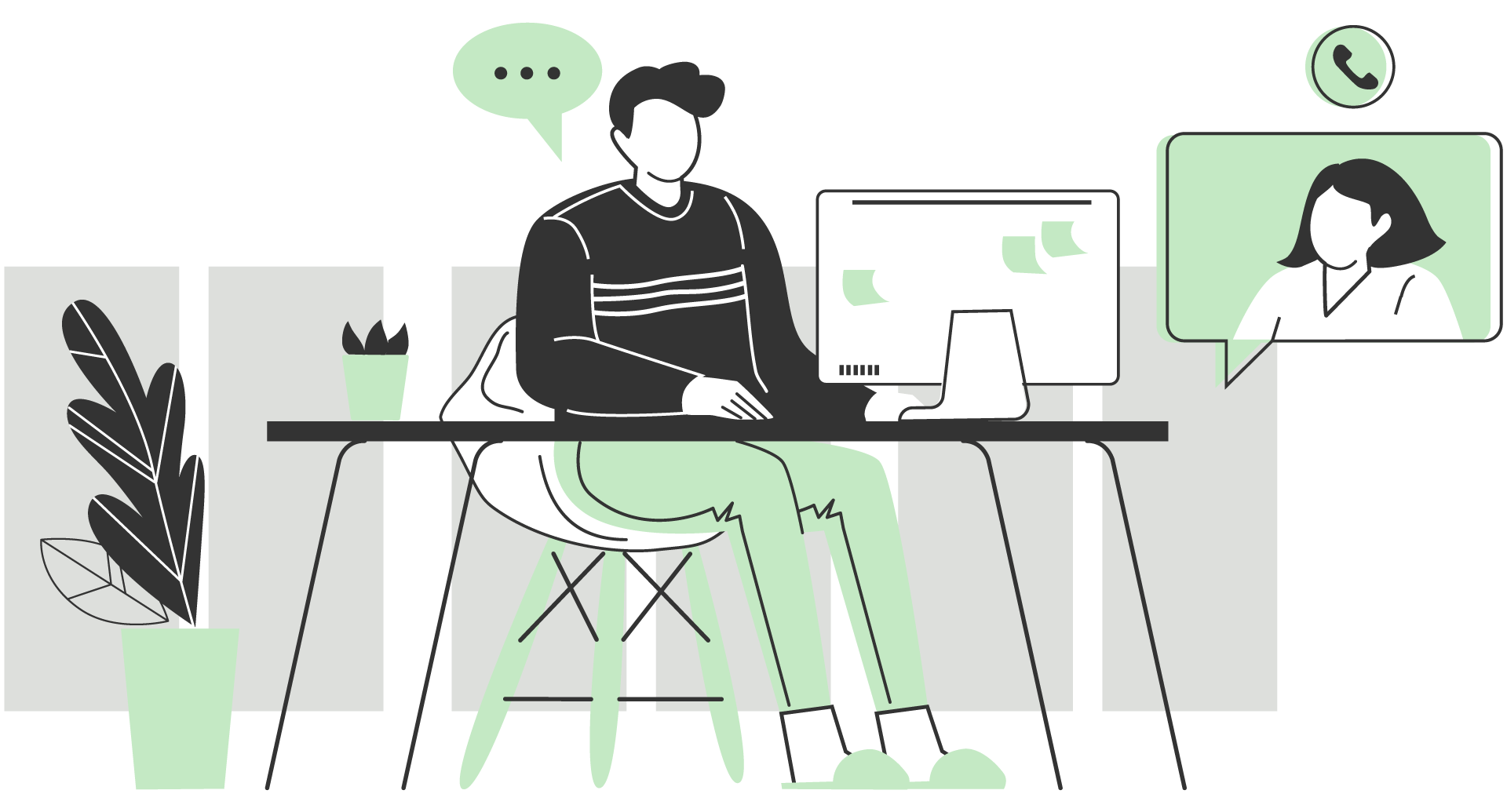 Ilustración ¿Qué es un Coliving?