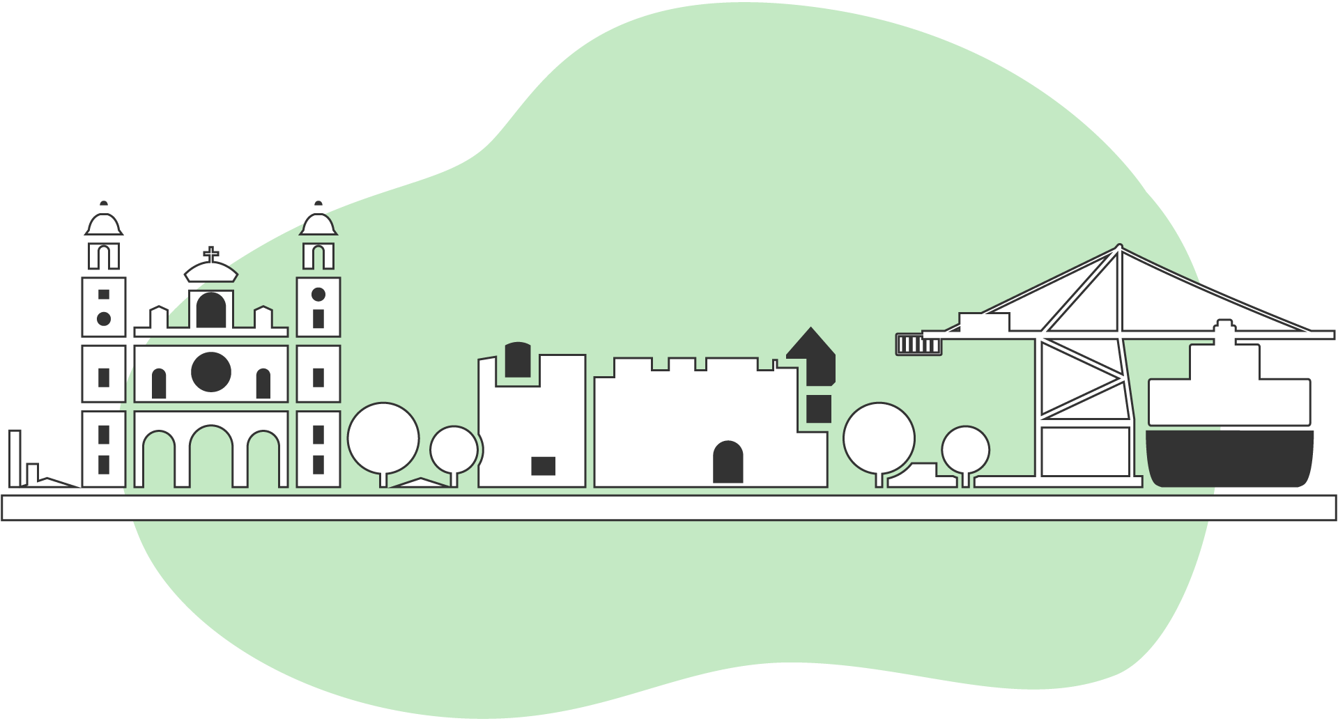 Ilustración Sobre Gran Canaria