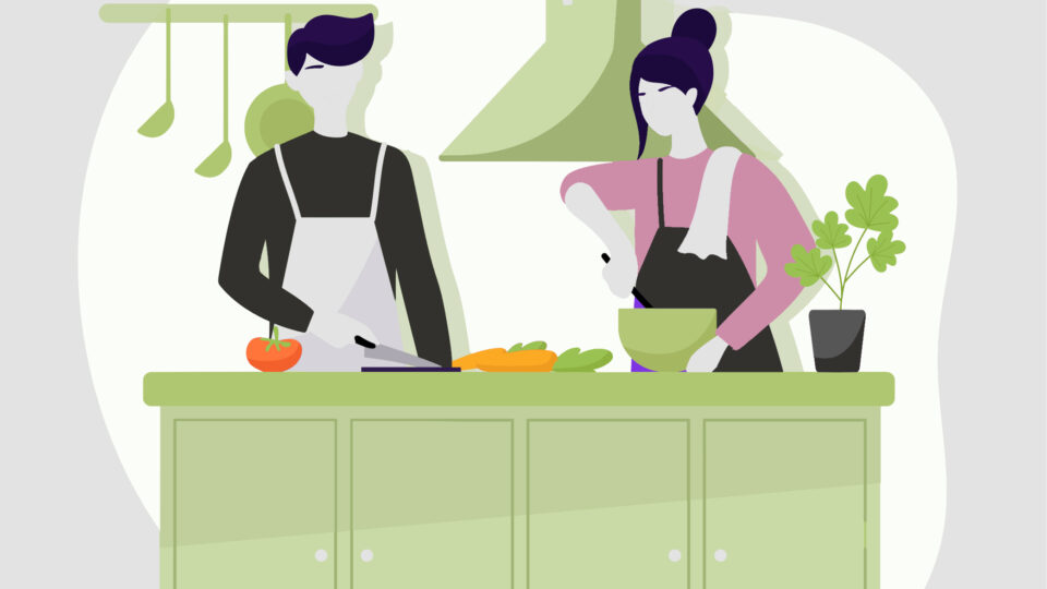 Cocina y zonas comunes - Casa Alsatia